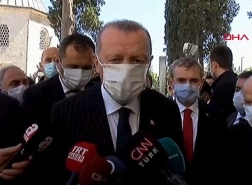 أردوغان: 350 ألف شخص أدوا صلاة الجمعة في أيا صوفيا