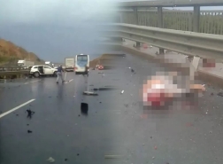 حادث مروع يفصل رأس مواطن عن جسده باسطنبول