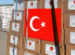 مساعدات لـ 500 أسرة يمنية من تركيا