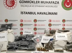 ضبط كميات كبيرة من المخدرات في مطار إسطنبول