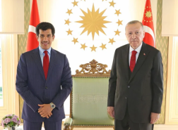 الرئيس التركي يستقبل سفير دولة قطر