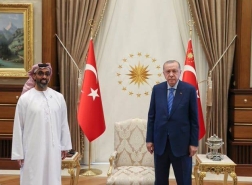 مسؤول إماراتي كبير يلتقي أردوغان في أنقرة