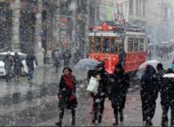 الأرصاد : طقس بارد وثلوج في إسطنبول وأنقرة الأربعاء
