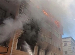 حريق كبير وانفجارات بأحد المصانع في إسطنبول