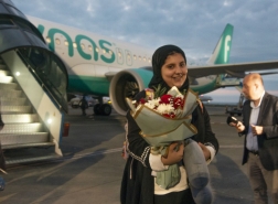 طرابزون التركية تستقبل أول رحلة طيران شارتر سعودية (صور)