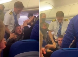راكب مخمور يقضم إصبع مضيفة طائرة للخطوط الجوية التركية (فيديو)