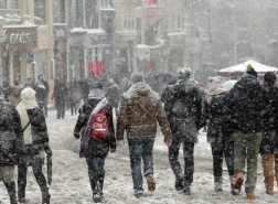 تركيا على موعد مع طقس سيبيري وتساقط كثيف للثلوج