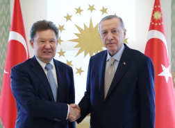 أردوغان يلتقي في إسطنبول الرئيس التنفيذي لشركة غازبروم الروسي
