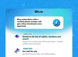 تويتر تعيد إطلاق خدمة Blue لمستخدمي آبل