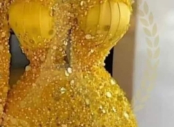 من الذهب الخالص.. فستان بـ15 مليون جنيه يثير جدلاً في مصر