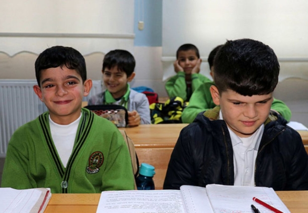 طلبة بإحدى المدارس التركية-صورة تعبيرية