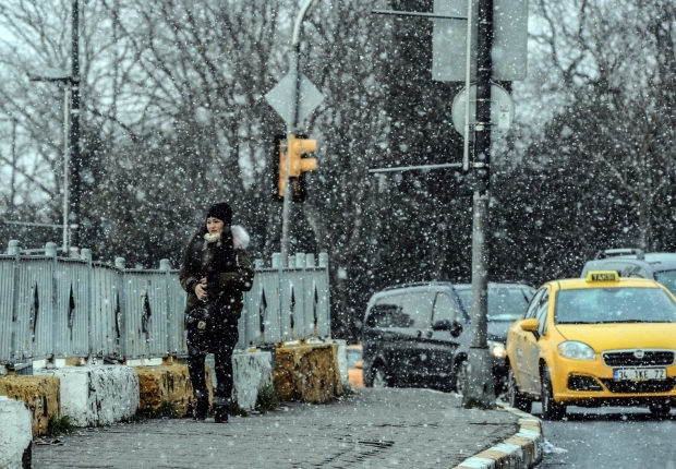 تساقط الثلوج في إسطنبول-صورة أرشيفية
