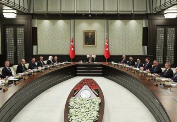 اجتماع سابق لمجلس الوزراء التركي برئاسة أردوغان