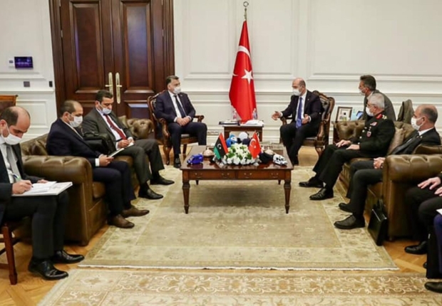 وزير الداخلية التركي يستقبل نظيره الليبي في أنقرة