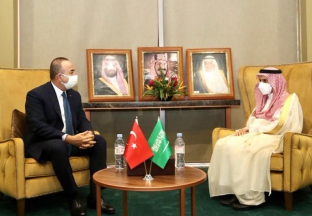 وزير الخارجية التركي يلتقي نظيره السعودي في النيجر أواخر العام الماضي
