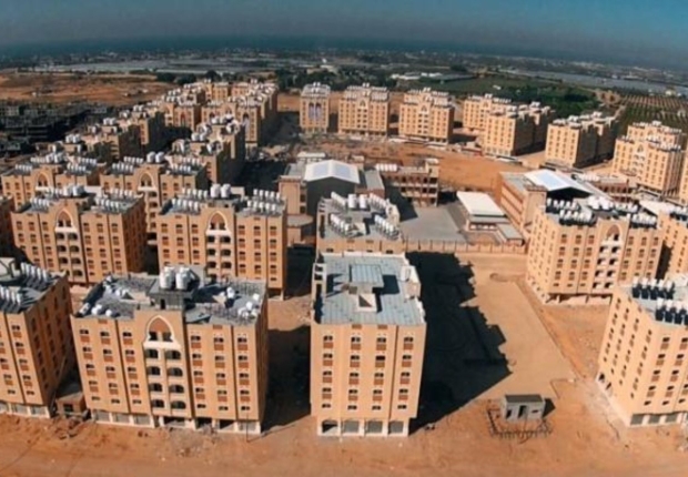 إحدى المدن السكنية بغزة الممولة من دولة قطر-صورة أرشيفية