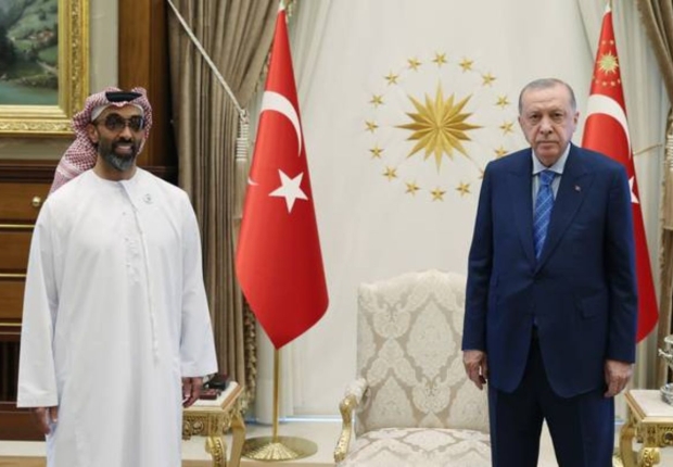 لقاء بين الرئيس التركي ومستشار الأمن القومي الإماراتي