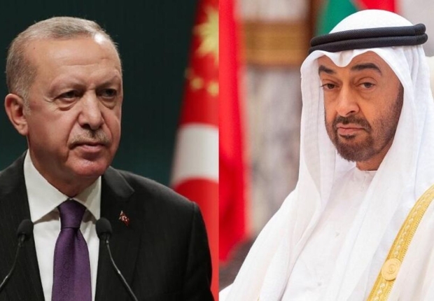 مباحثات هاتفية نادرة بين الرئيس التركي وولي عهد أبوظبي