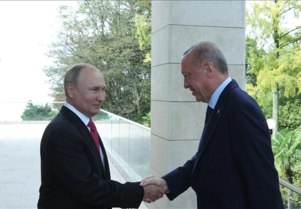لقاء بوتين وأردوغان في سوتشي الروسية