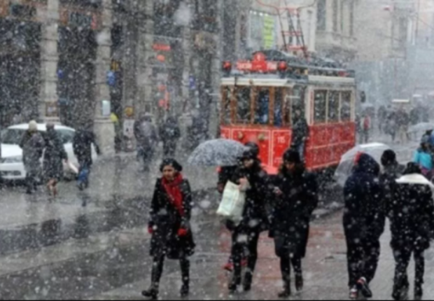 من المتوقع تساقط الثلوج في اسطنبول يومي الأربعاء والخميس