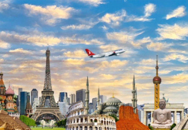 تطير الخطوط التركية إلى أكثر من 300 وجهة حول العالم
