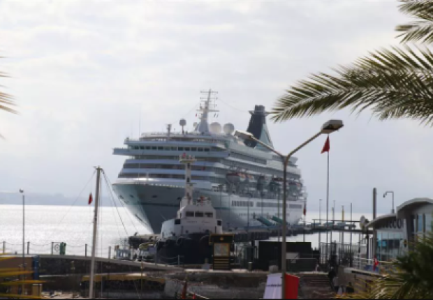 السفينة الفاخرة أرتانيا تصل إلى ميناء ألانيا التركي
