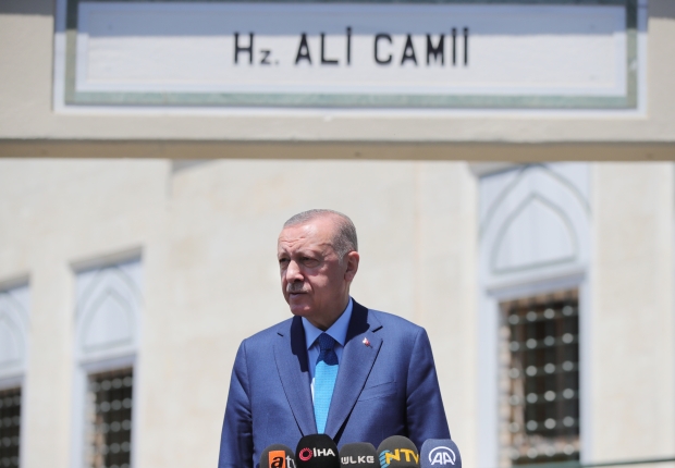 تصريحات لأردوغان عقب أدائه صلاة الجمعة في أحد مساجد إسطنبول