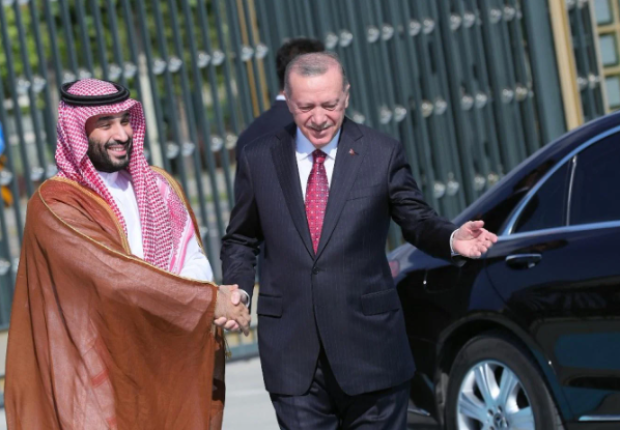 اردوغان يستقبل ولي العهد السعودي في انقرة