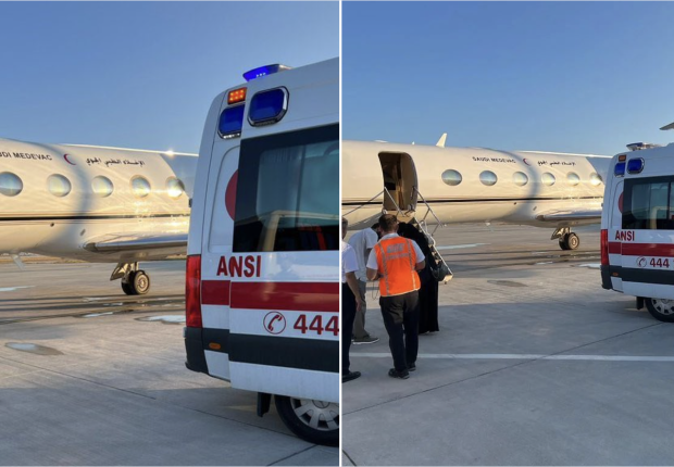 نقل الطفل السعودي بطائرة الى بلاده من اسطنبول بعد العارض الصحي