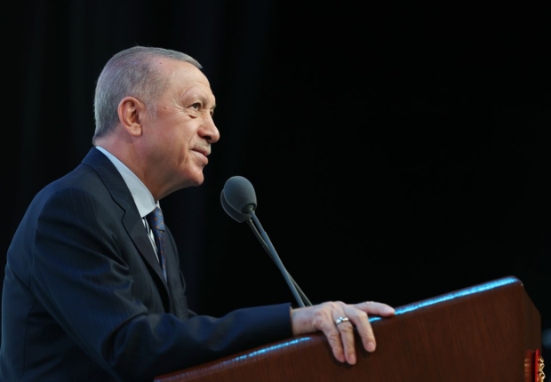 اردوغان خلال حفل اطلاق مشروع الاسكان الاجتماعي-الأناضول
