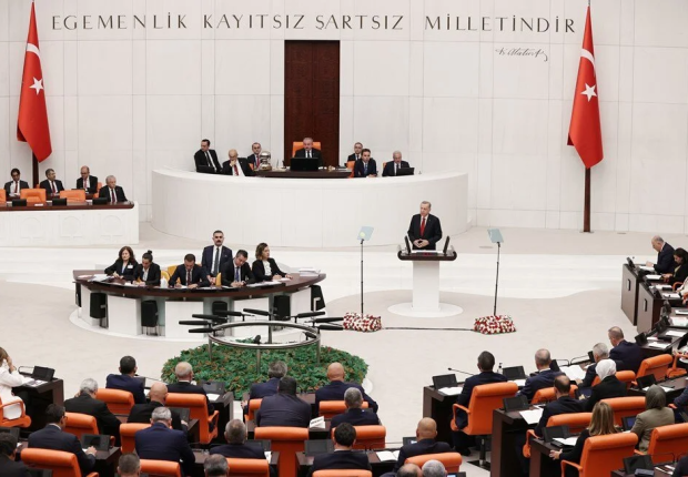 اردوغان يلقي كلمة في افتتاح جلسات البرلمان التركي