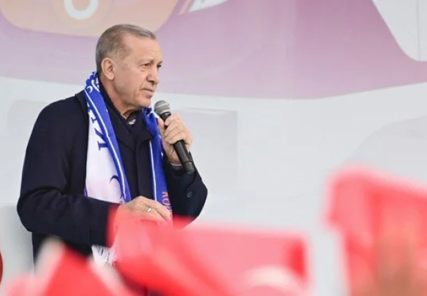 اردوغان في خطاب خلال افتتاح خط ميترو كاغت هانة-مطار إسطنبول