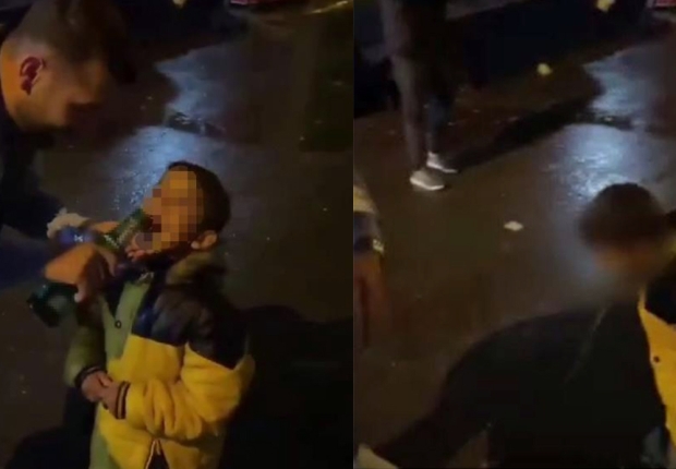 شاب يُجبر طفلاً على شرب الكحول في إسطنبول