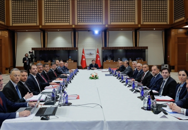 صورة اثناء عقد جلسة مجلس التنسيق الاقتصادي التركي