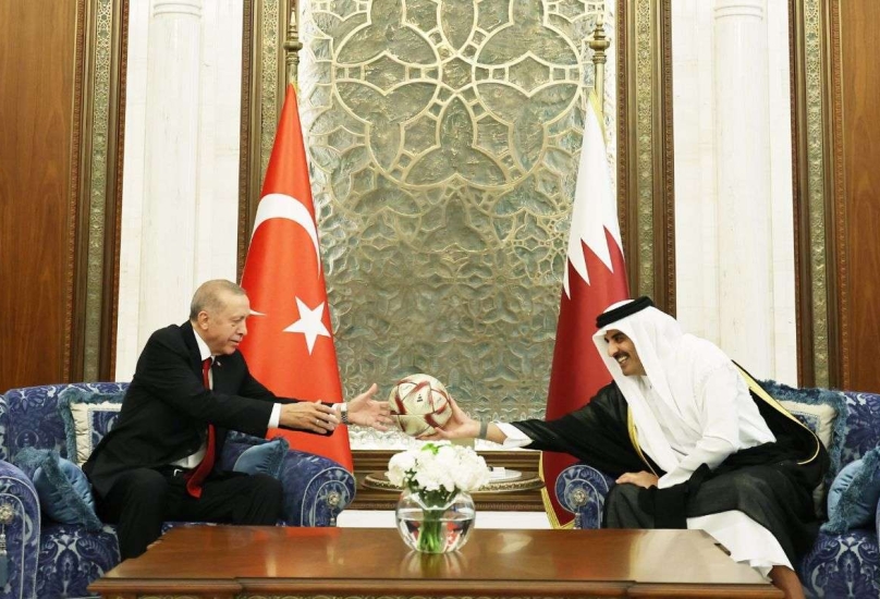 امير قطر يستقبل الرئيس اردوغان في الدوحة