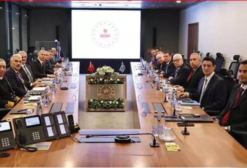 لقاء الوزيرين التركي واليونان في أنقرة