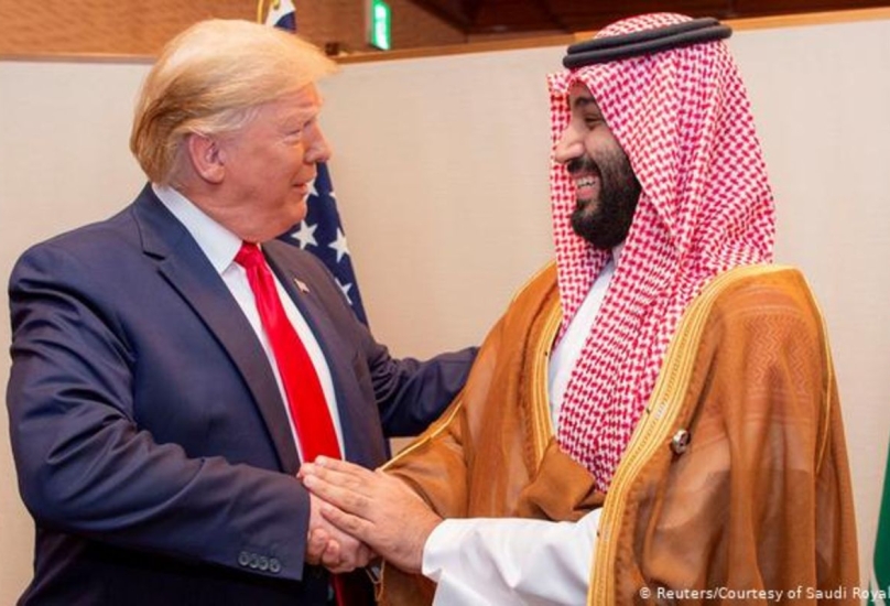 لقاء سابق بين ولي العهد السعودي والرئيس الأمريكي ترمب