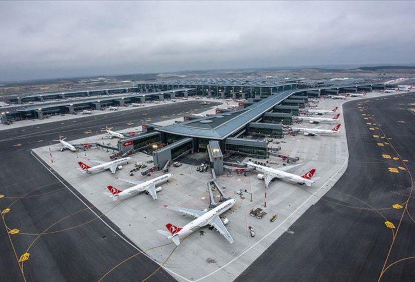 مشهد عام لمطار إسطنبول الدولي-الأناضول