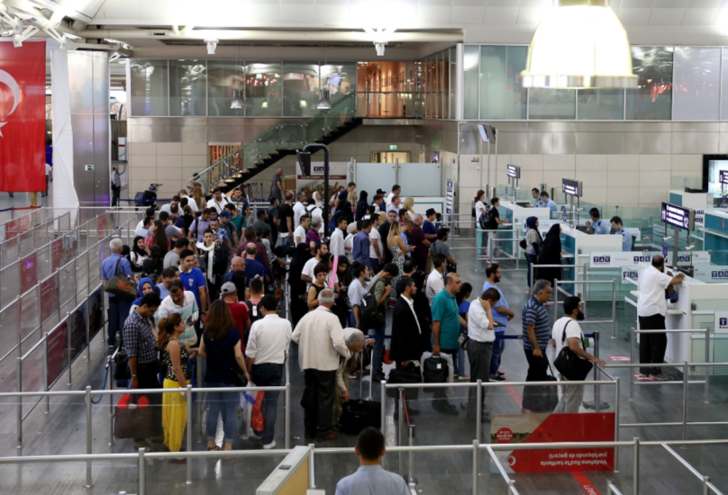 ستتم مراعاة المسافات الاجتماعية بدقة داخل المطارات التركية-الأناضول