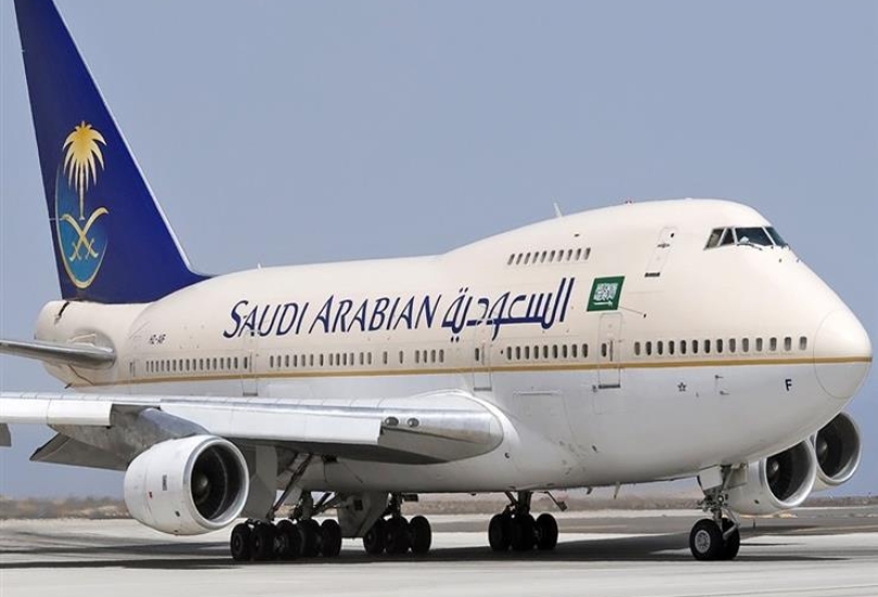 طائرة تابعة للخطوط السعودية