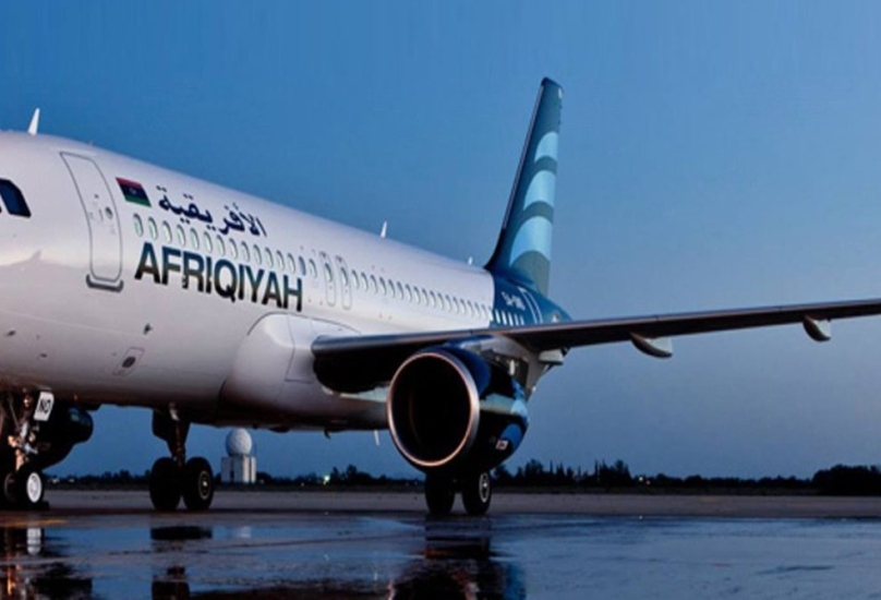 طائرة تابعة لشركة الخطوط الأفريقية الليبية - وكالات