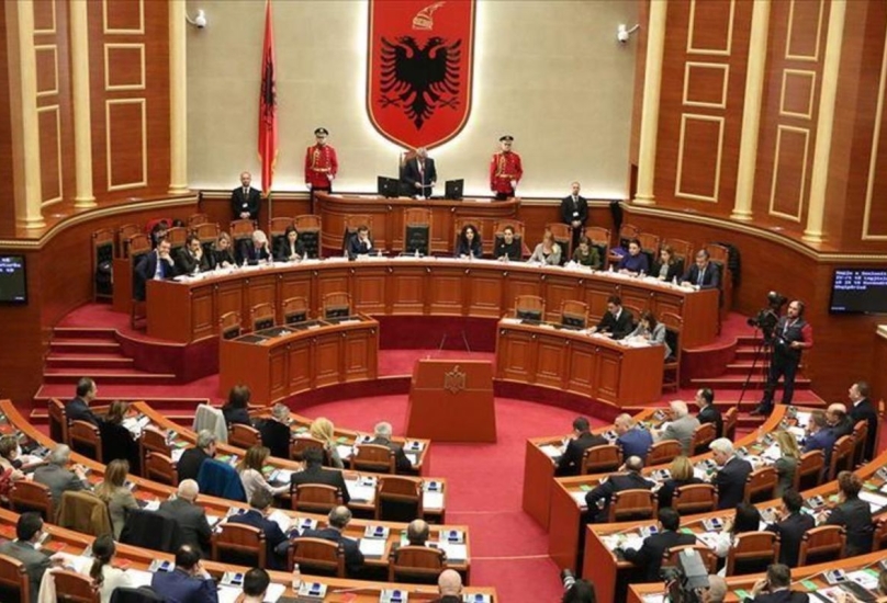 من جلسات البرلمان الألباني-صورة أرشيفية