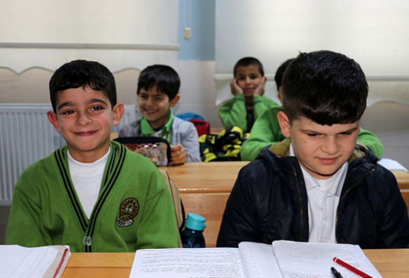 طلبة بإحدى المدارس التركية-صورة تعبيرية