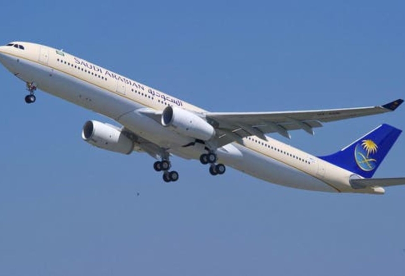 طائرة تابعة لشركة الطيران الوطنية السعودية