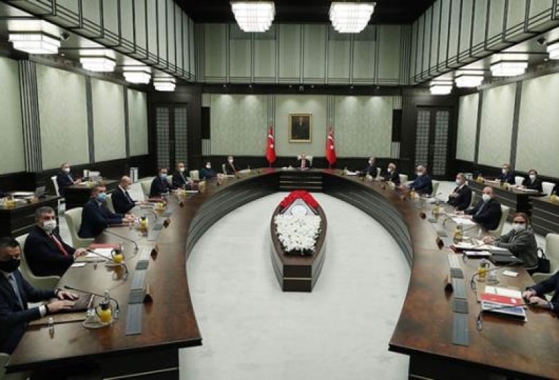 اجتماع سابق للحكومة التركية برئاسة أردوغان