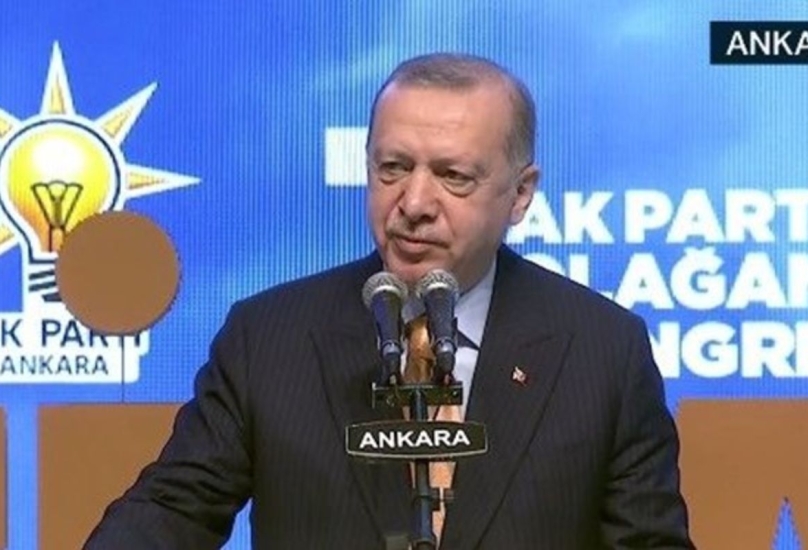 الرئيس أردوغان في كلمة خلال مؤتمر لحزب العدالة والتنمية في أنقرة