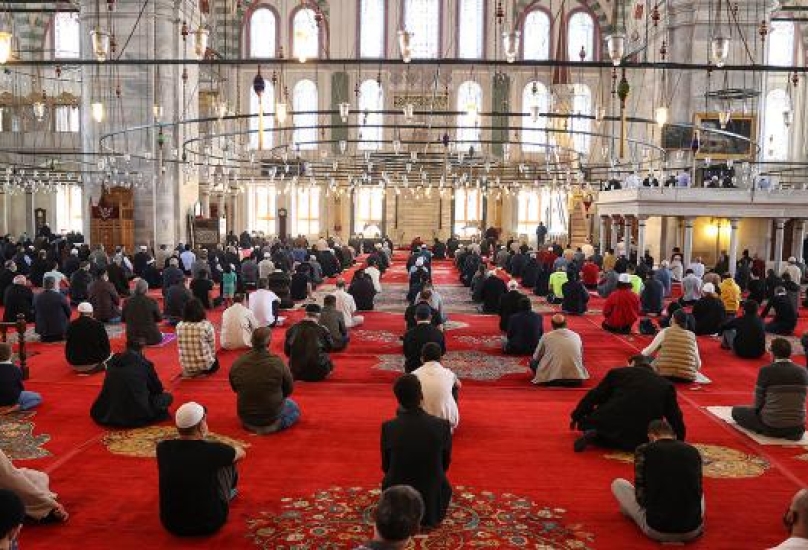 أحد المساجد في تركيا