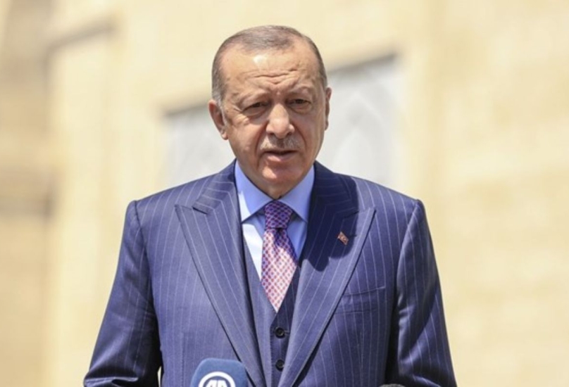 الرئيس أردوغان يدلي بتصريحات عقب صلاة الجمعة بأحد مساجد إسطنبول