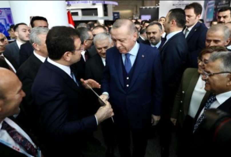 أكرم إمام أوغلو في لقاء سابق مع الرئيس التركي