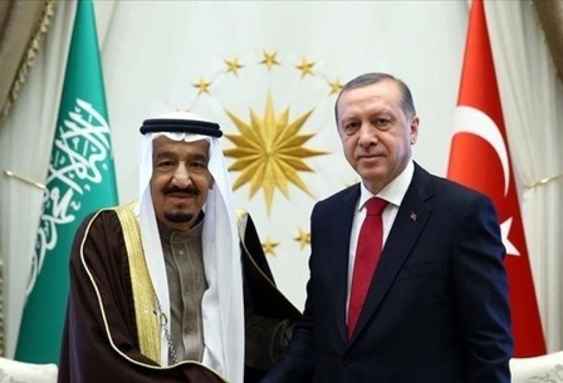 لقاء سابق بين الرئيس أردوغان والملك سلمان بن عبد العزيز